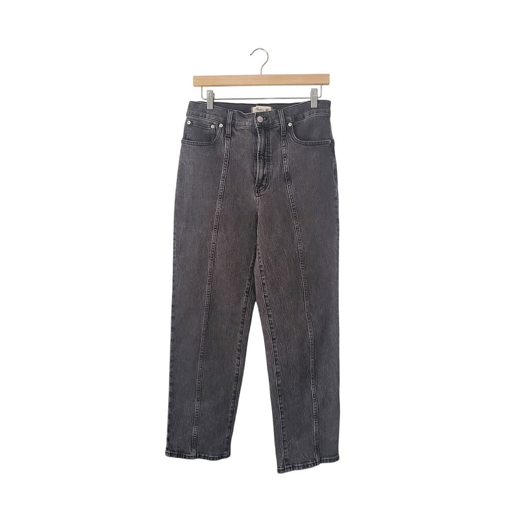 Madewell Women's Straight Leg Jeans - Dark Gray